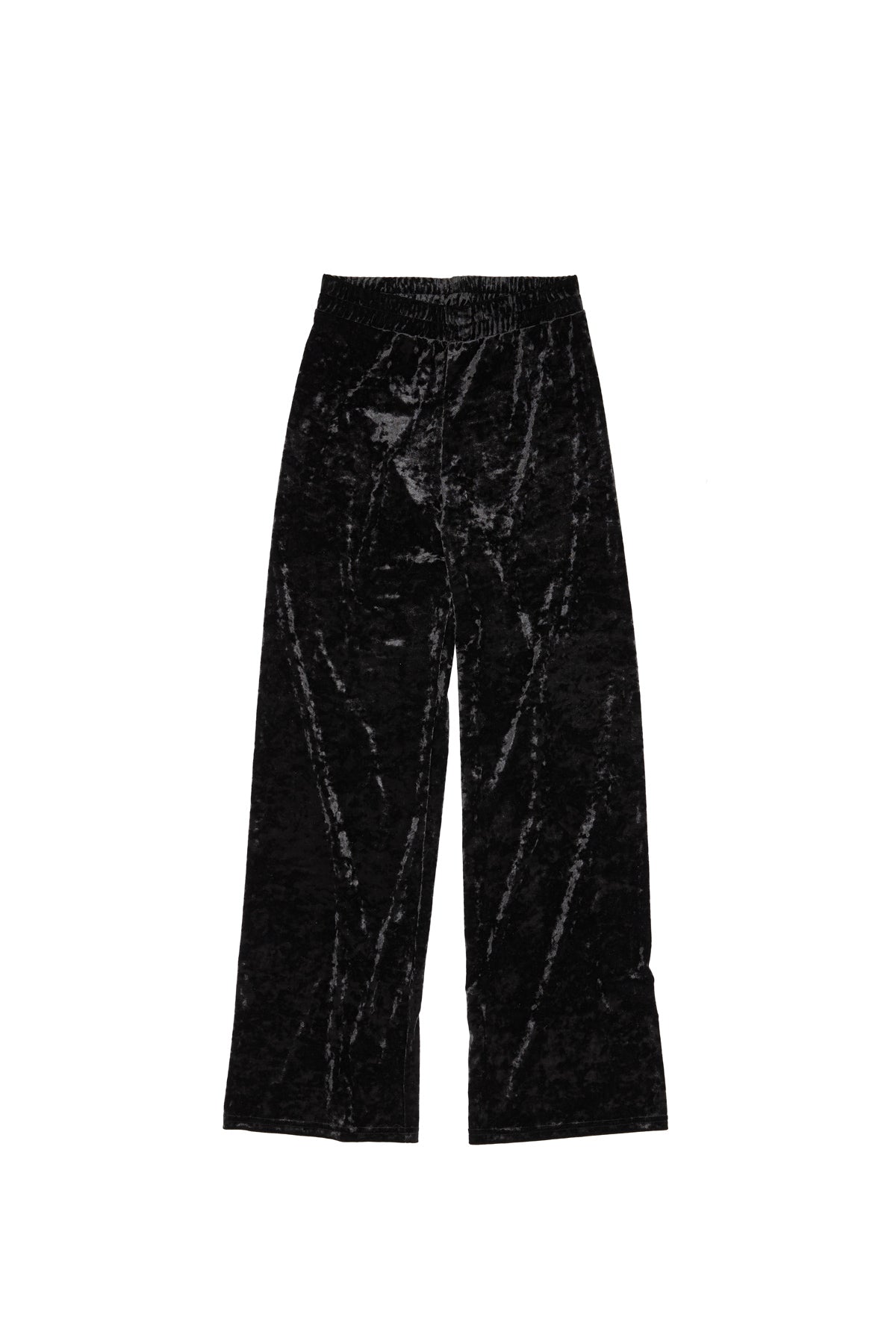 Simone Wild — Hammered Velvet Cosy Pants / Charcoal