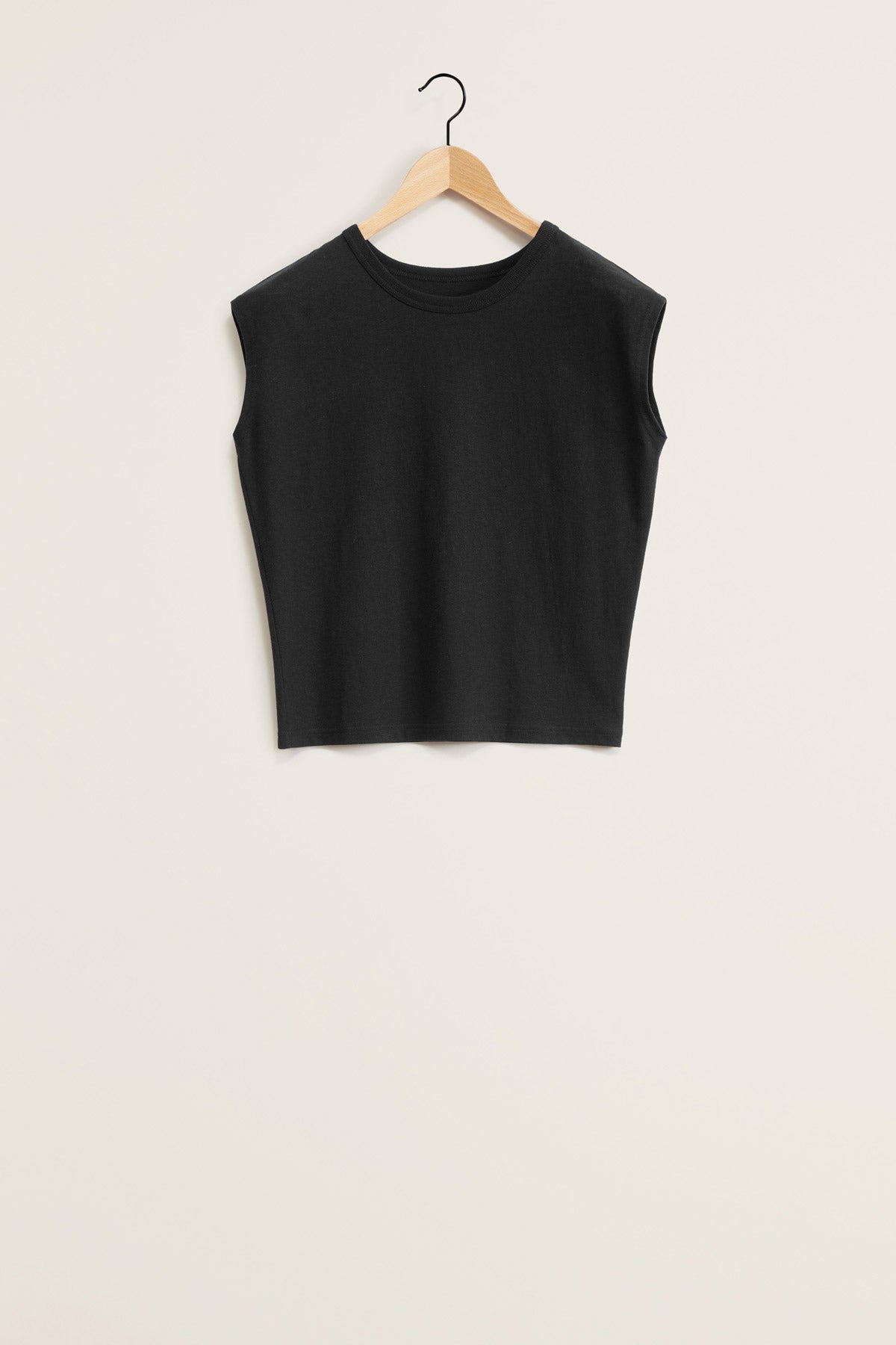 Lemaire  —  Cap Sleeve T-Shirt / Black