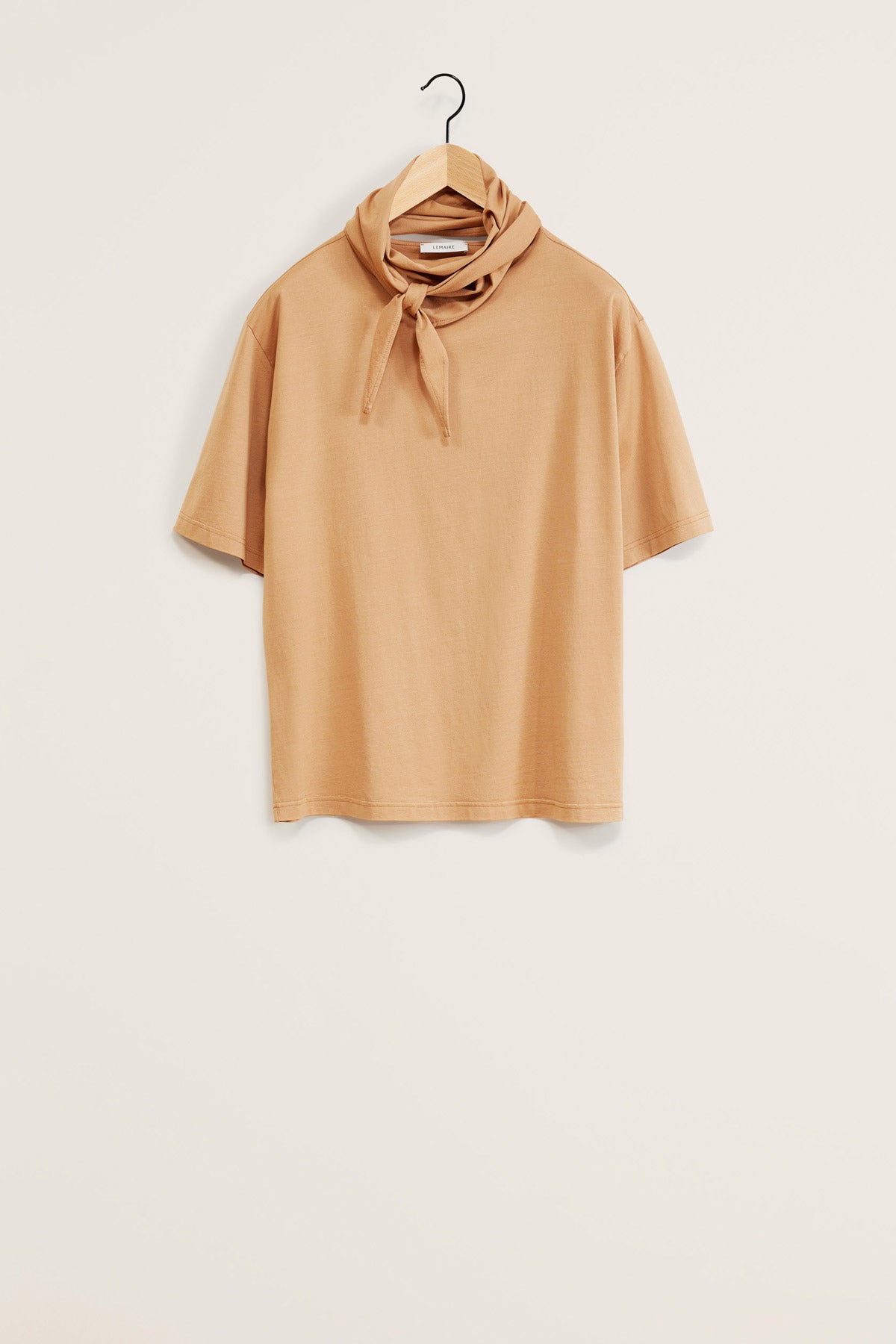 Lemaire  —  T-Shirt with Foulard / Burnt Sand