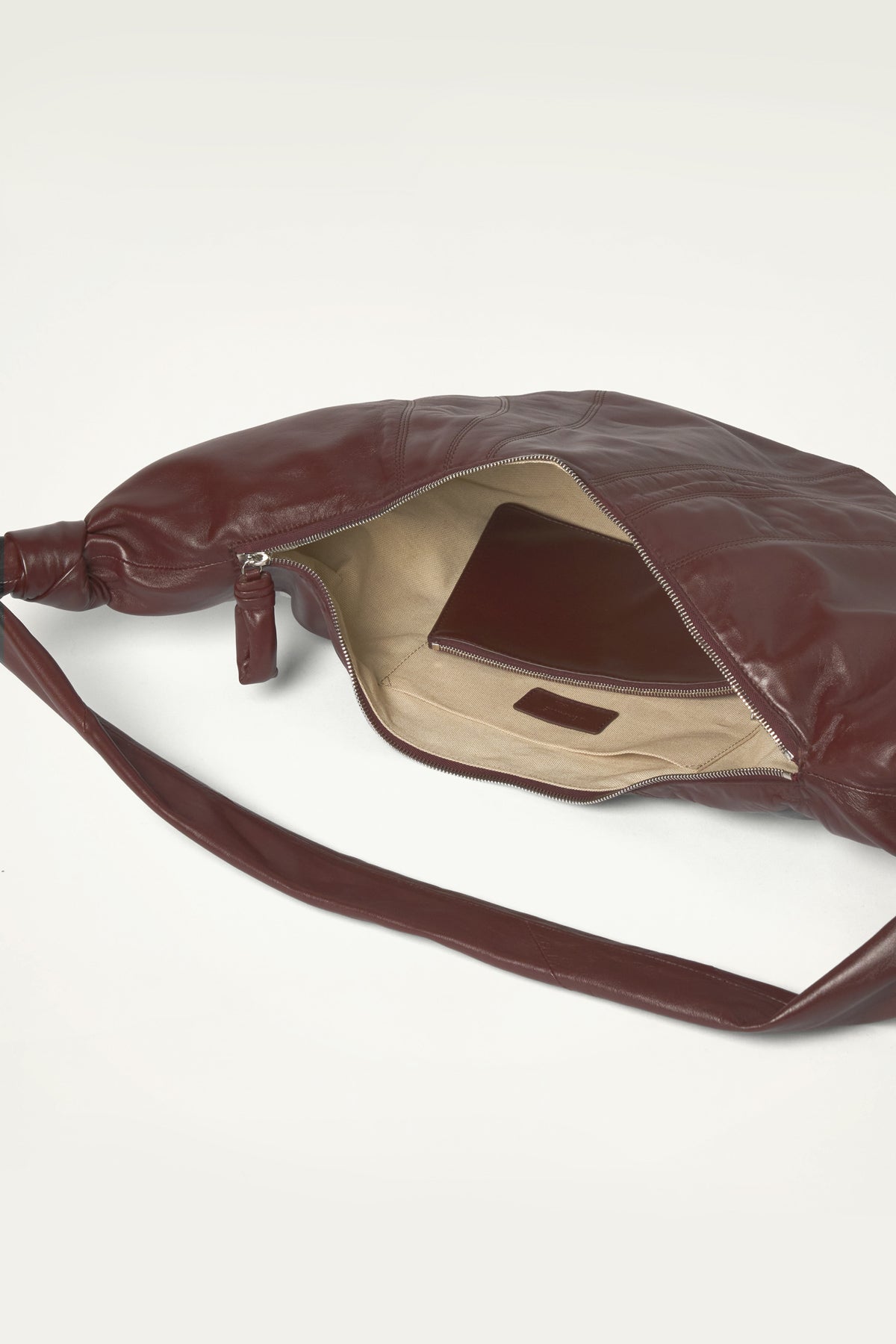Lemaire  —  Large Croissant Bag / Roasted Pecan