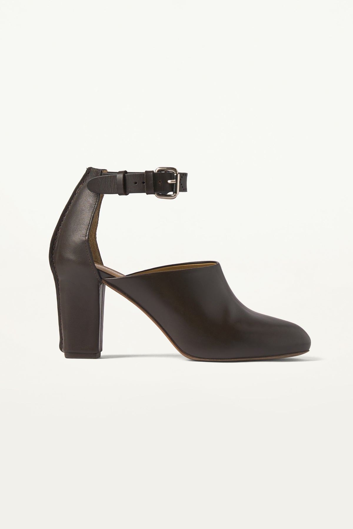 Lemaire  —  Round Toe Open Pump 80